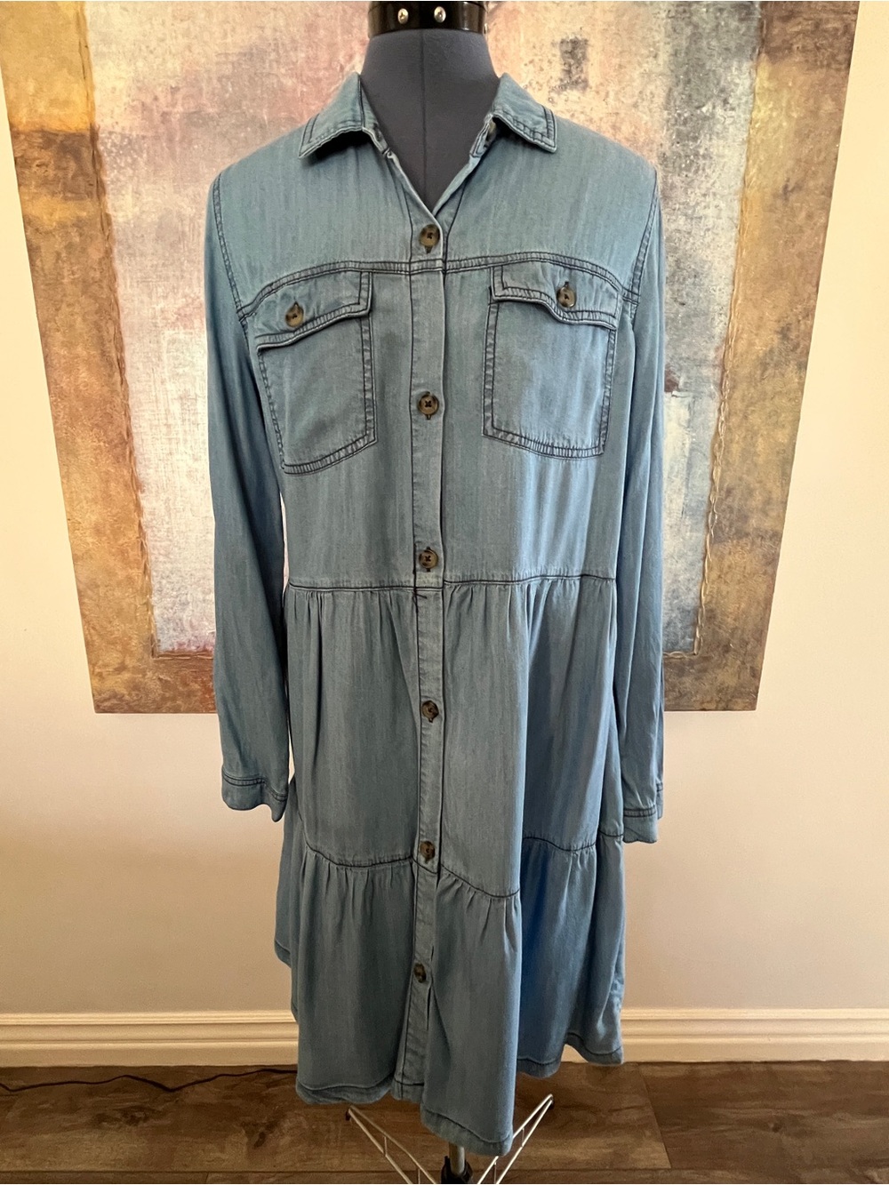 Cute Chambray Dress